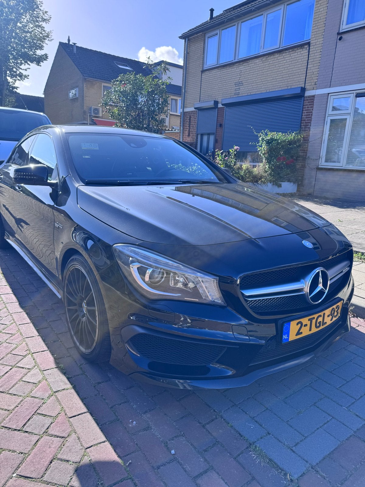 Mercedes-Benz CLA 45 AMG 265KW 4MATIC 7G-DCT 2014 Zwart, Auto's, Automaat, CLA, 4 cilinders, 360 pk