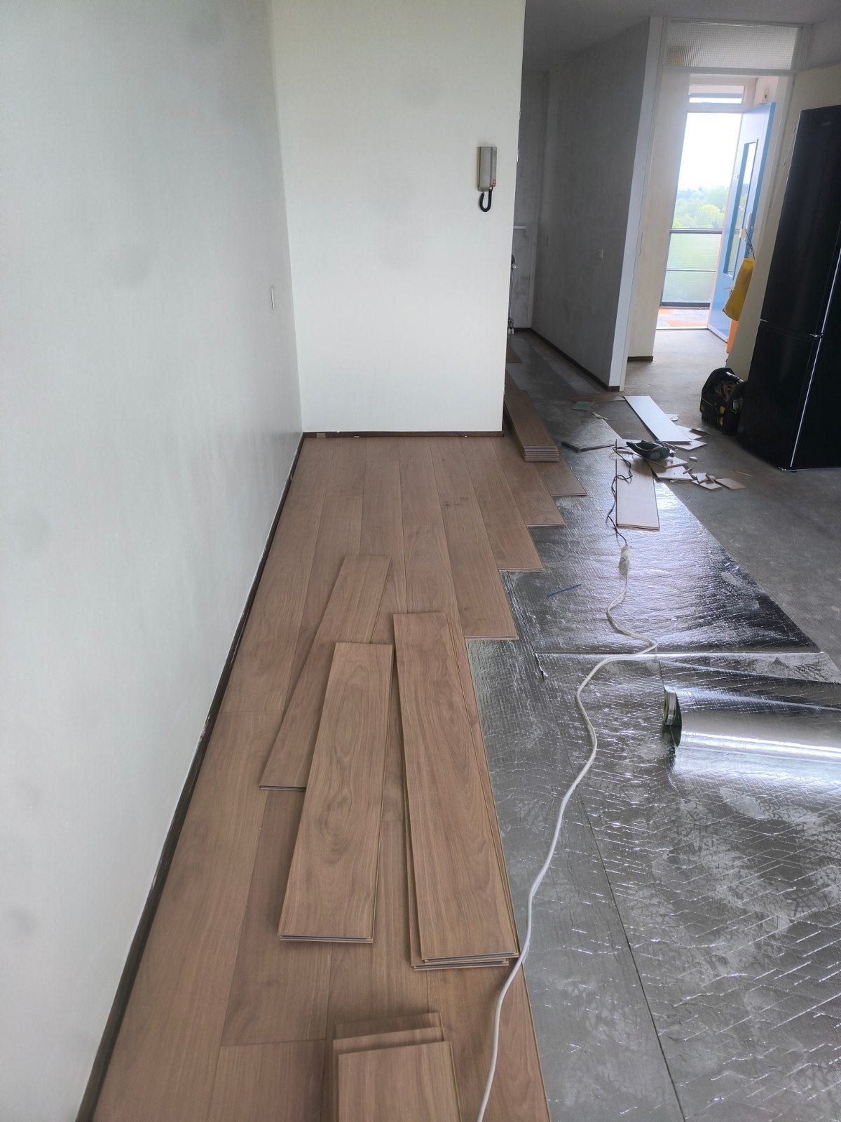 Laminaat.Leggen, Ophalen, 75 m² of meer, Laminaat