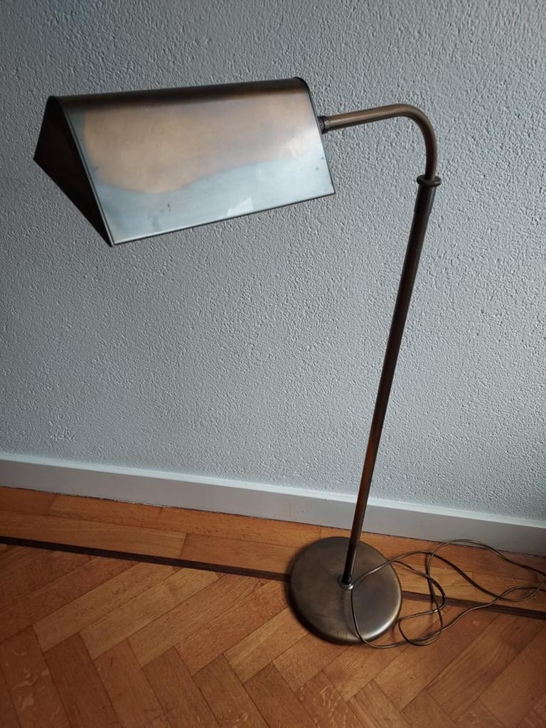 Brons kleurige verstelbare leeslamp, Ophalen of Verzenden