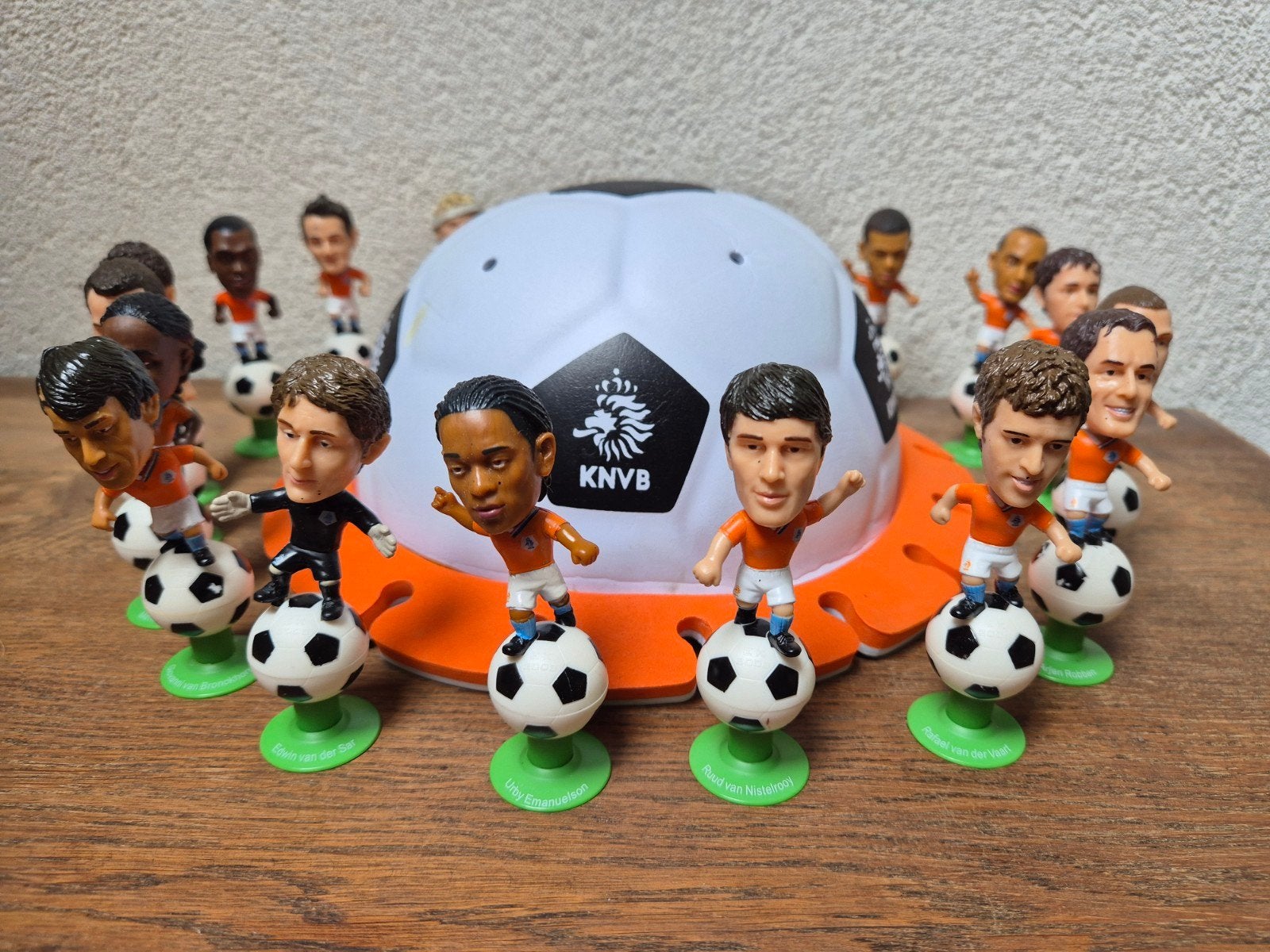 Voetbal  bobbleheads met Nederlands elftal spelers 2006 knvb, Ophalen of Verzenden, Zo goed als nieuw, Overige binnenlandse clubs