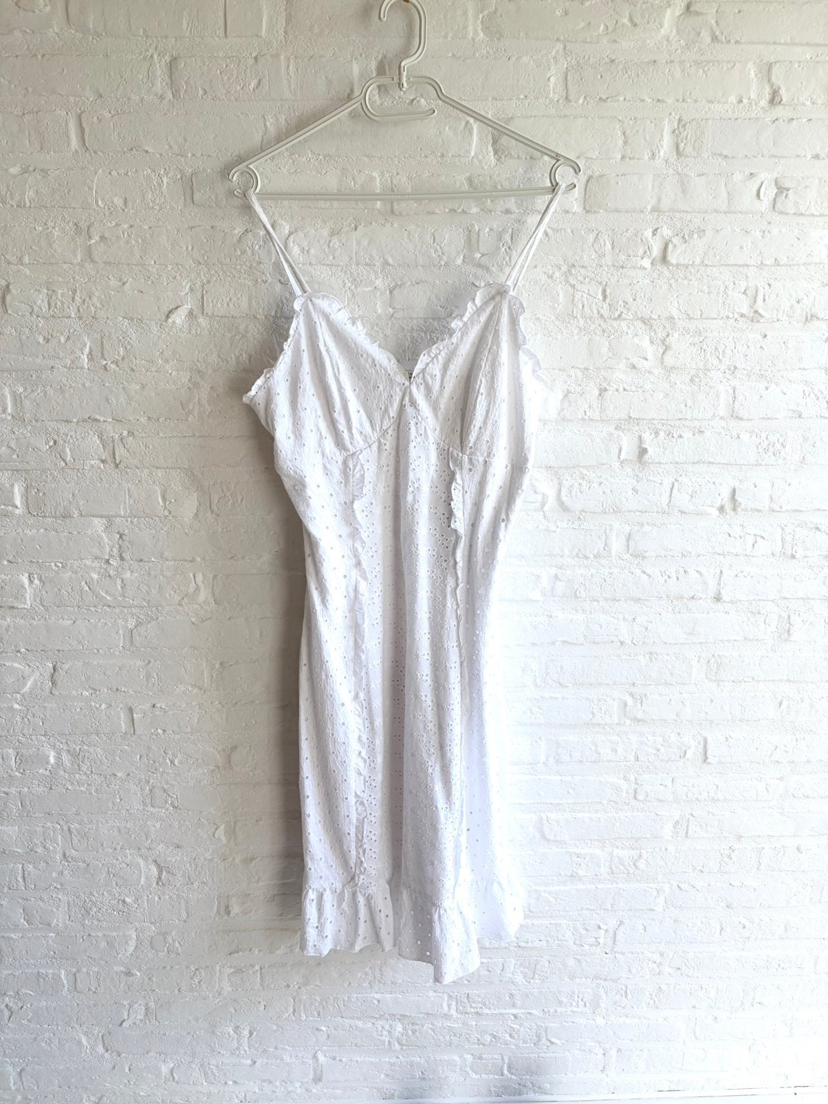 Nieuw witte jurk Guess, Maat 38/40 (M), Verzenden, Wit, Nieuw