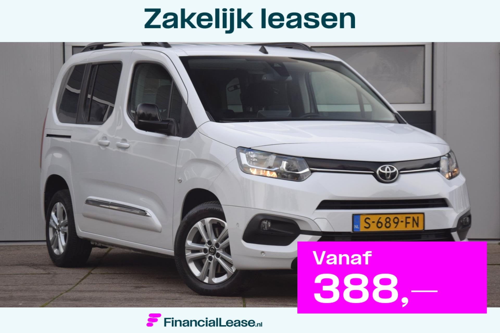 Toyota PROACE CITY Verso 1.2 Turbo Active Automaat/Camera/Na, Gebruikt, 1199 cc, Wit, Origineel Nederlands