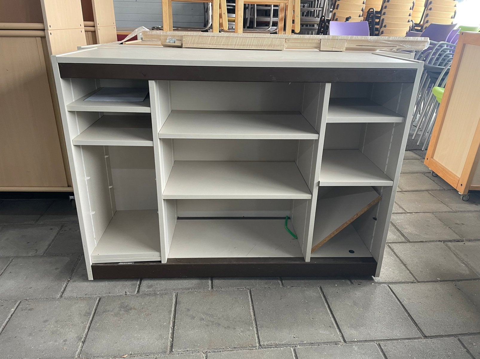 Lage Vakkenkast / Schoolkast met Verstelbare Planken, Ophalen, Gebruikt, X, X