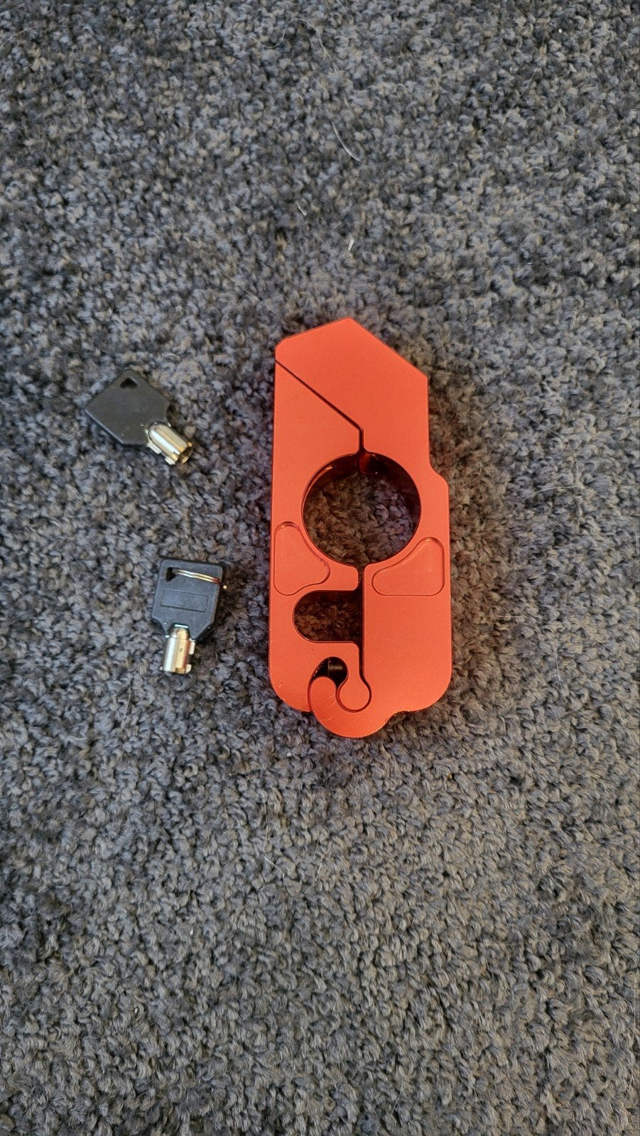 Scooter stuurslot met 2 reservesleutels - Nieuw, Fietsen en Brommers, Ophalen, Nieuw, Slot, Onbekend
