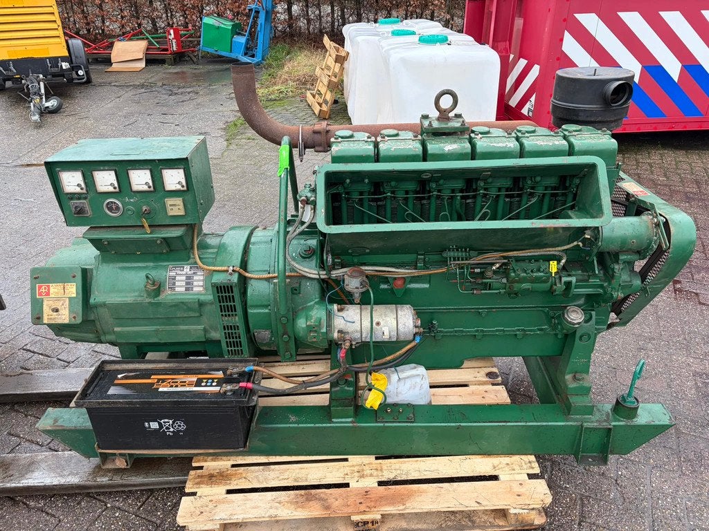 Lister Petter HR6 60 KVA aggregaat generatorset