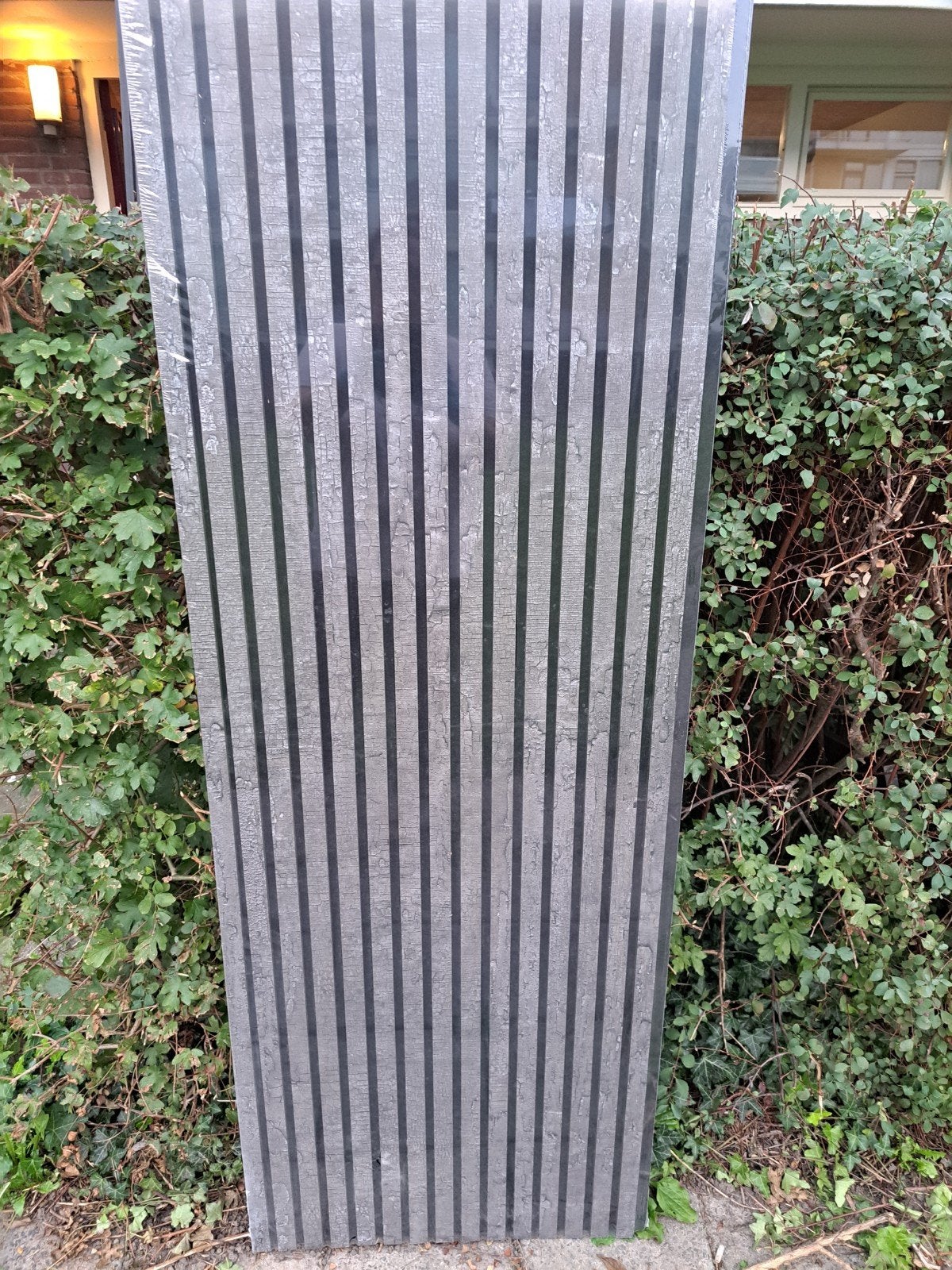 Wandpaneel met lattenstructuur - Nieuw, Hout, Nieuw, Ophalen of Verzenden, Wandbord of Wandpaneel