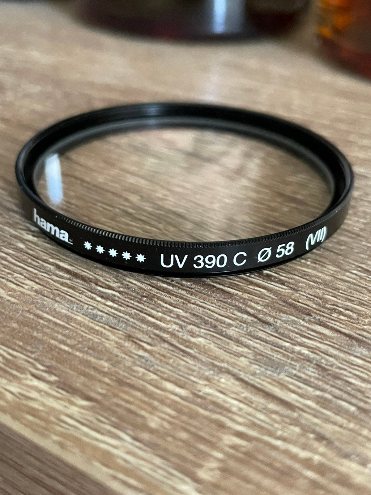 Hama UV 390 C 58mm UV filter (VII), Ophalen, UV-filter, Zo goed als nieuw, Hama