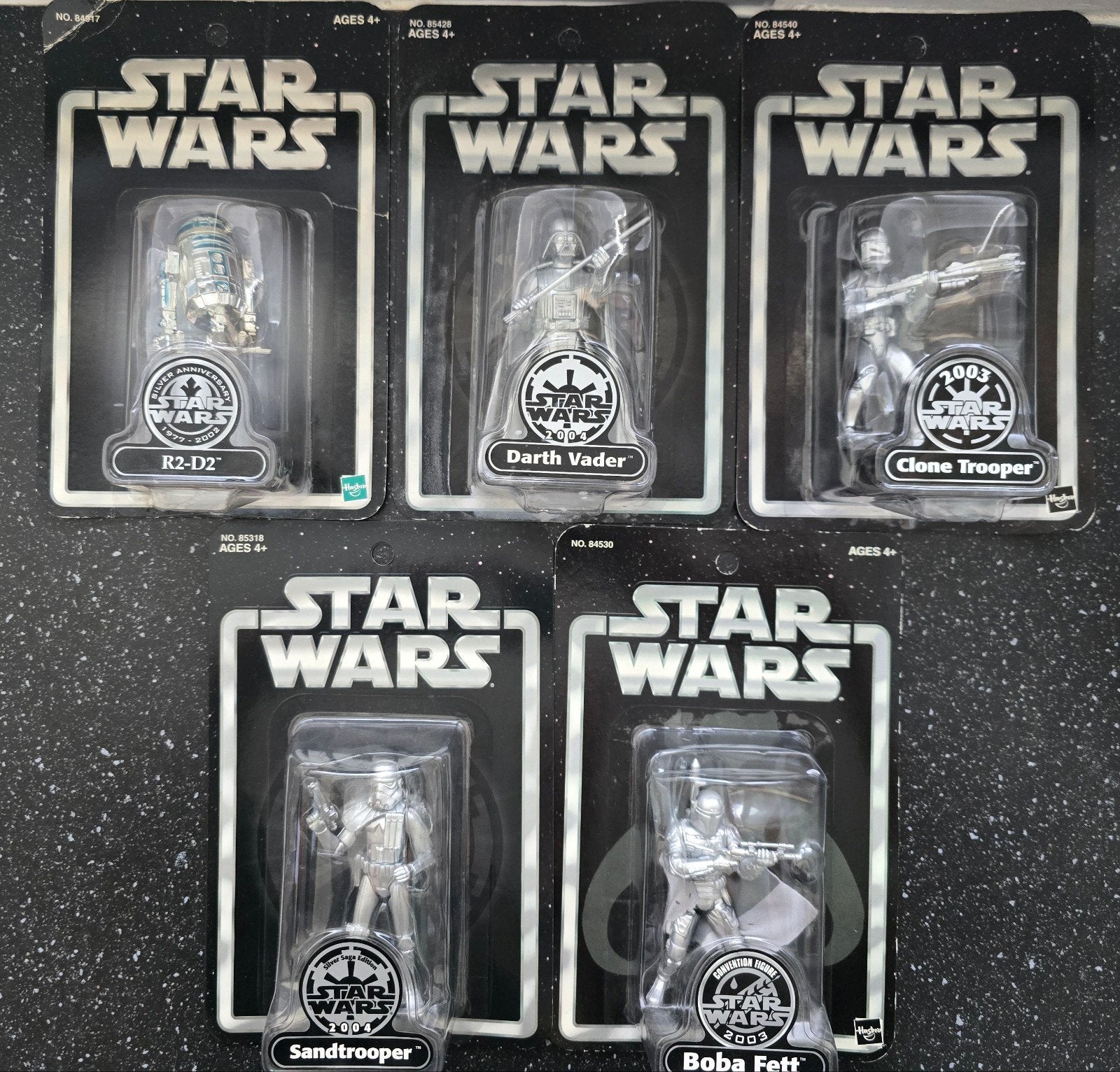 Star Wars Silver Edition – 5 gesealde Hasbro-verzamel, Verzamelen, Ophalen of Verzenden, Actiefiguurtje