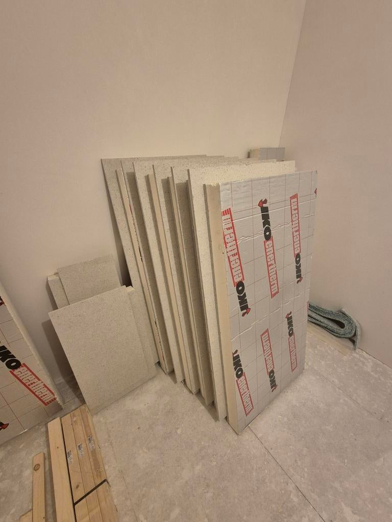 Fermacell + pir vloerplaten 9.5 cm dik (7 cm pir), Ophalen, Overige materialen, Nieuw, Minder dan 5 m²