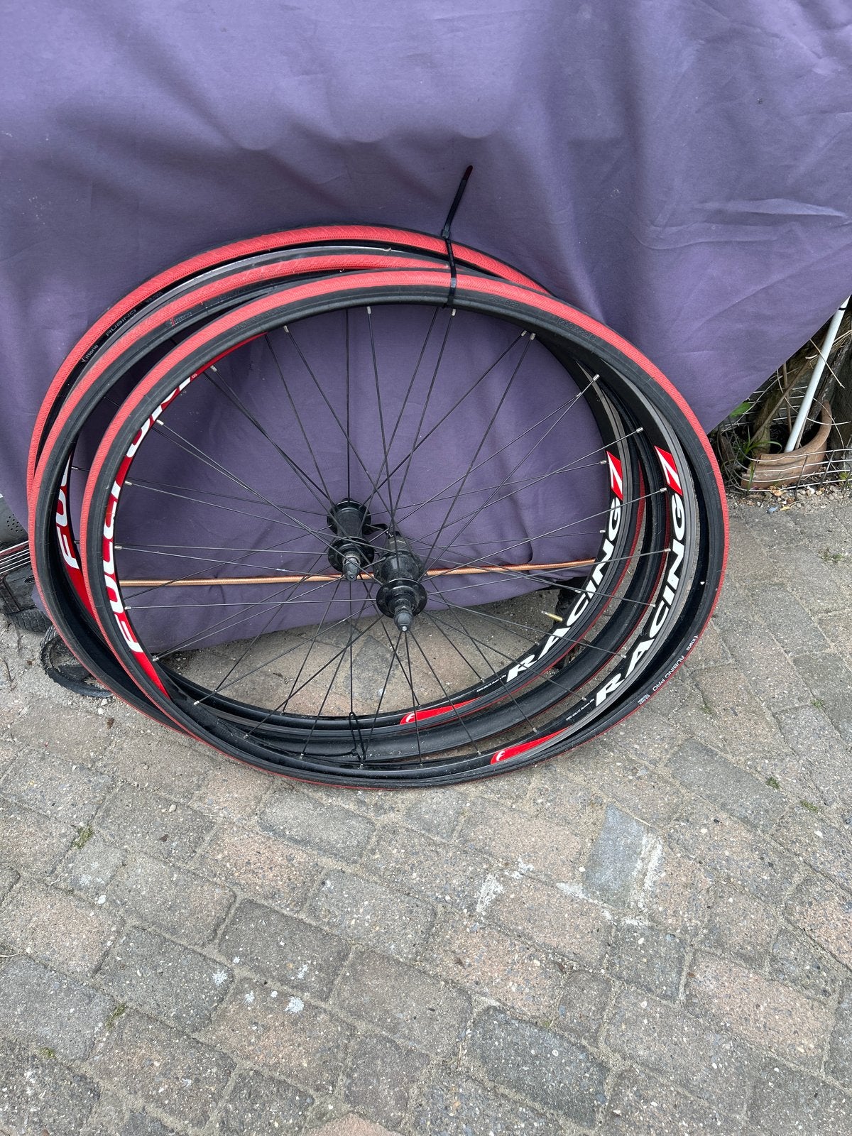 Fulcrum Racing 7 Wielset - met bandenZo goed als nieuw, Fietsen en Brommers, Fietsonderdelen, Ophalen, Zo goed als nieuw, Racefiets