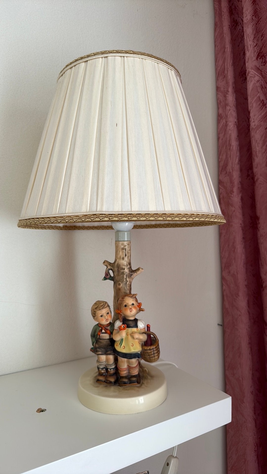 Goebel lamp, Ophalen, Gebruikt