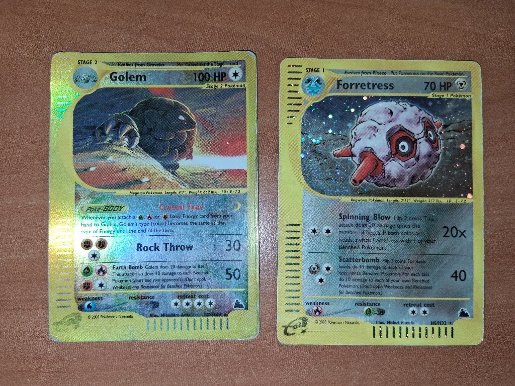 Pokemon WOTC (E-series): Skyridge kaarten, Ophalen of Verzenden, Gebruikt, Meerdere kaarten