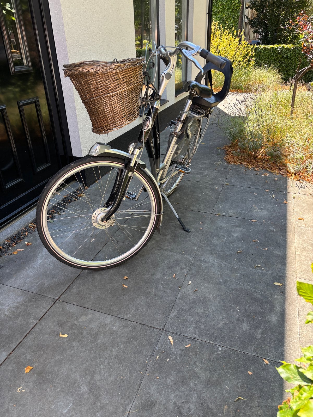 Gazelle fiets met mand en kinderzitje, Ophalen, Terugtraprem, Gebruikt, Versnellingen