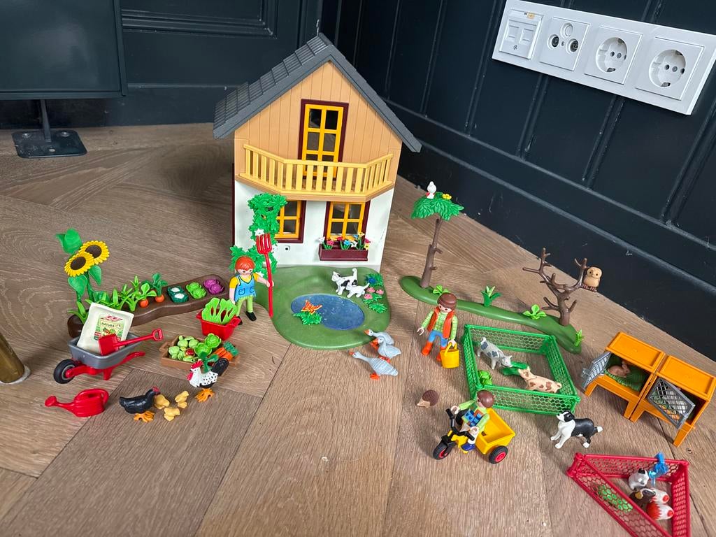 Playmobil Boerderij met Dieren en Figuren, Ophalen of Verzenden, Gebruikt