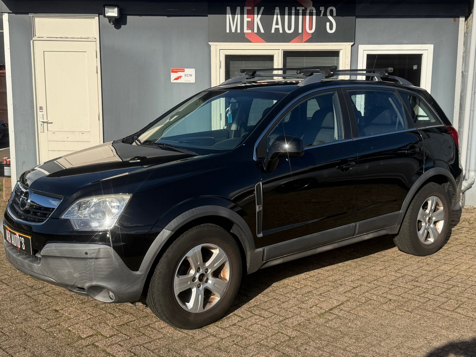 Opel Antara 2.4-16V Enjoy|2e eign|Trekhaak|Airco|Elek Ramen|, Auto's, Stof, Gebruikt, Zwart, 4 cilinders