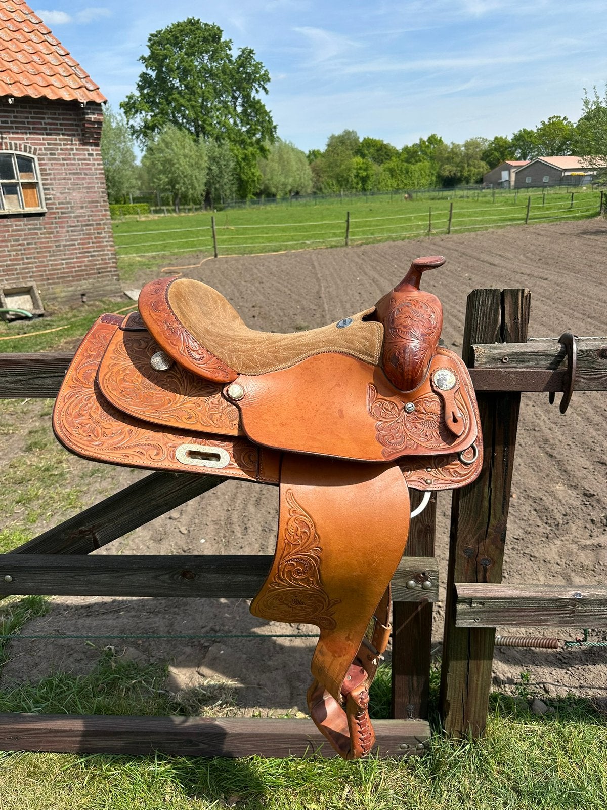 Billy cook westernzadel reining, Dieren en Toebehoren, Ophalen, Gebruikt, Western