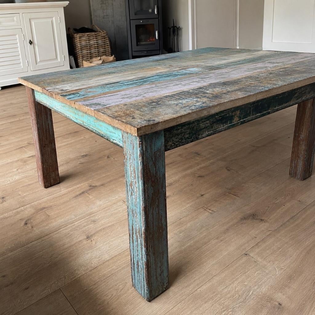 salontafel, Ophalen, Gebruikt, 100 tot 150 cm, Rustiek