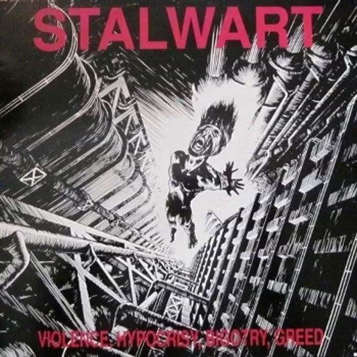 LP Stalwart - Violence, Hipocrisy, Bigotry , Greed SR 330691, LP, Ophalen of Verzenden, Zo goed als nieuw, 12 inch