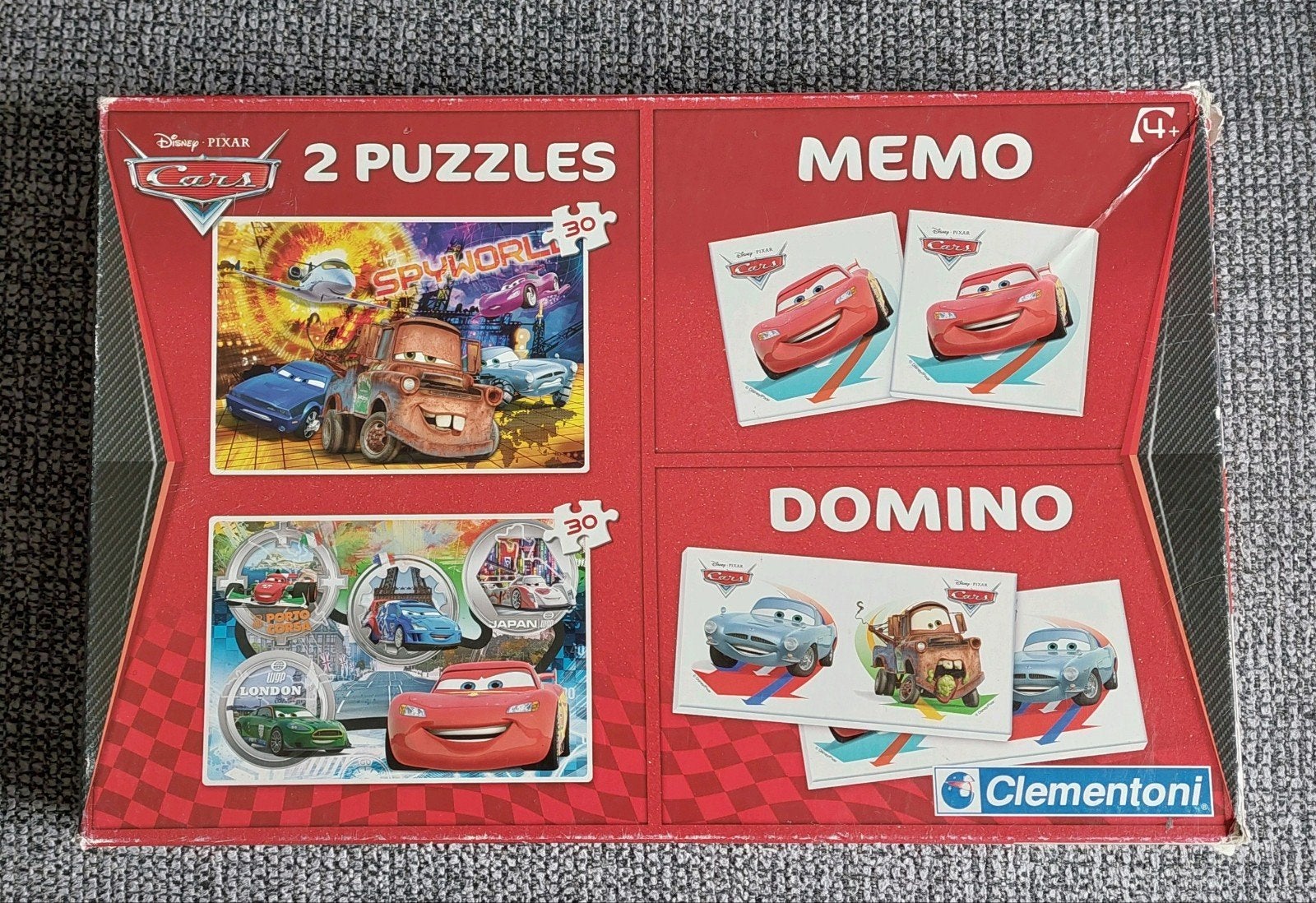 Cars : 2 puzzels / memory / domino, Ophalen of Verzenden, 10 tot 50 stukjes, 4 tot 6 jaar