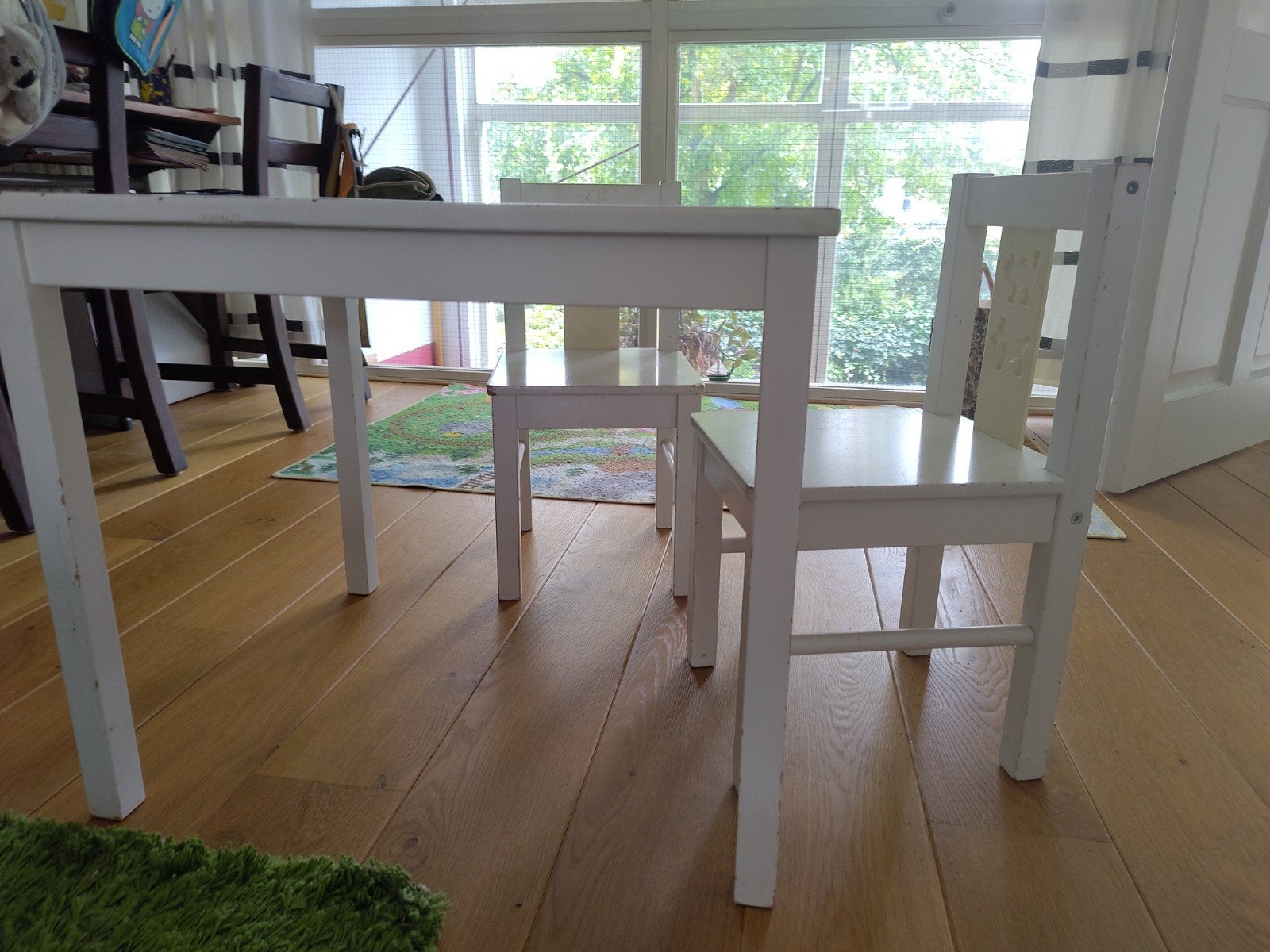 peuter tafel en 2 stoelen, Kinderen en Baby's, Ophalen, Gebruikt, Tafel(s) en Stoel(en)