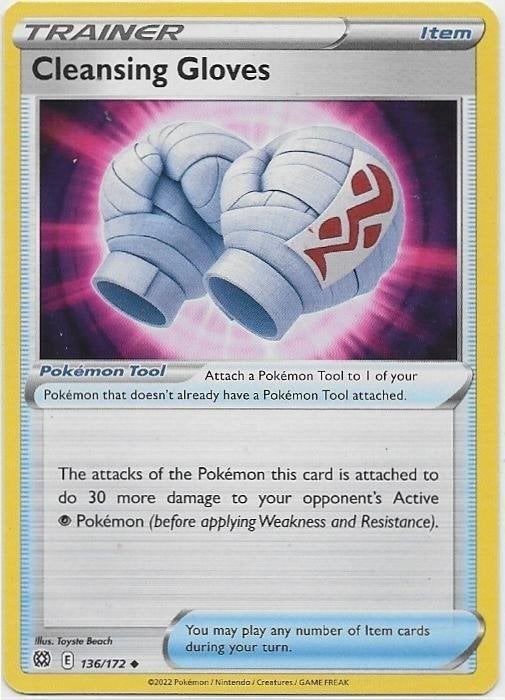 Brilliant Stars,  Cleansing Gloves [uncommon] 136/172, Verzenden, Nieuw, Losse kaart