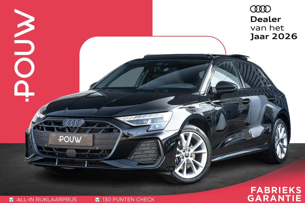 Audi A3 Sportback 40 TFSIe 204pk S Edition | Panoramadak | A, Auto's, 12 maanden, 4 cilinders, 150 min, Leder en Stof