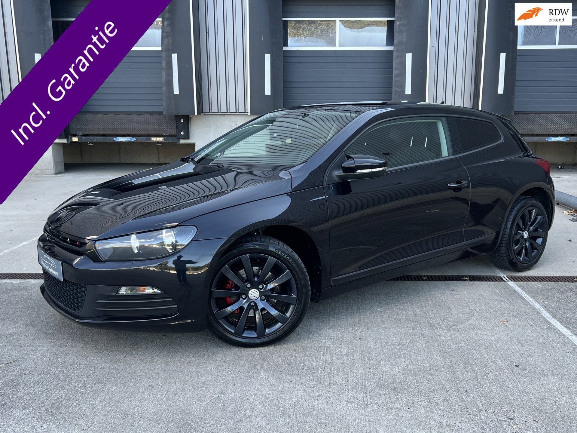 Volkswagen Scirocco 1.4 TSI Highline, Navi, Airco, Sportuitl, Auto's, Voorwielaandrijving, Stof, Gebruikt, Zwart