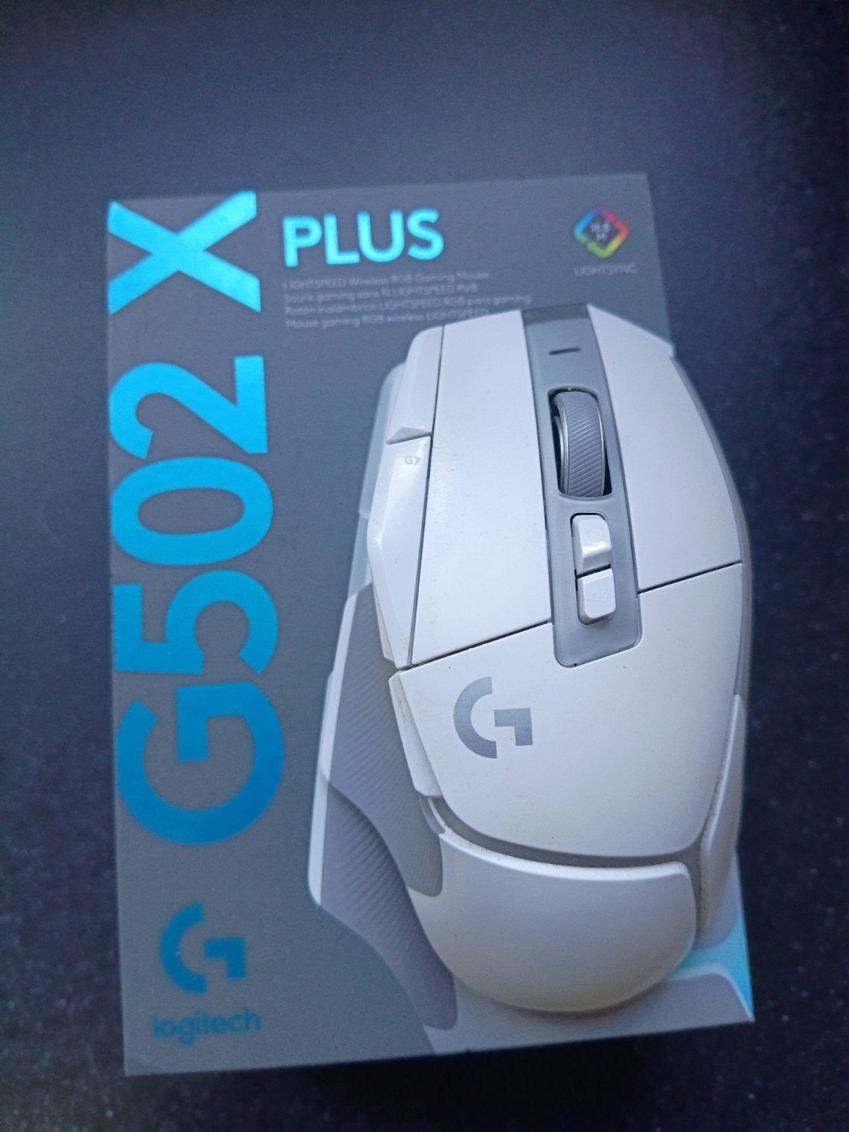 Logitech G502 X Plus Lightspeed Draadloze Gaming Muis, Rechtshandig, Muis, Logitech, Ergonomisch