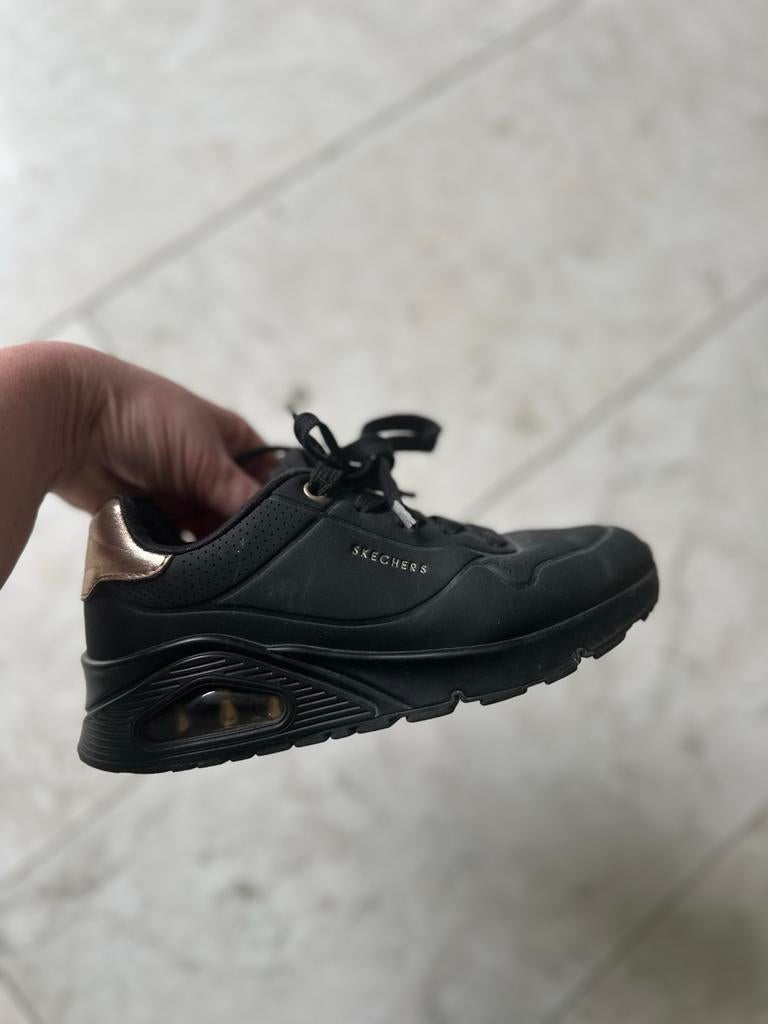 Skechers Uno Gen1-Shimmer Away zwart, Ophalen of Verzenden, Gebruikt, Meisje, Sportschoenen