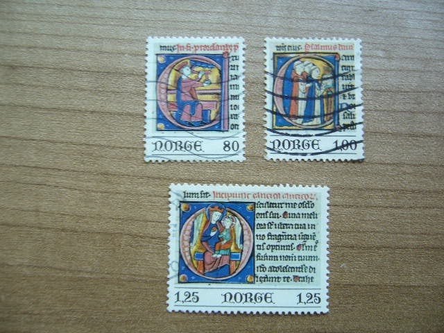 Noorwegen  Mi 755 - 757, Ophalen of Verzenden, Noorwegen, Gestempeld