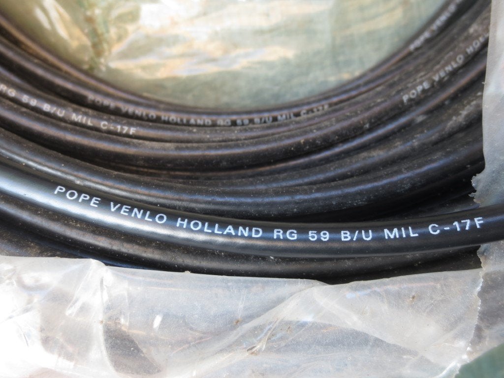 20 meter coax kabel RG59 - 75Ohm - Nieuw, Ophalen of Verzenden, Nieuw, 10 meter of meer, Coaxiale kabel