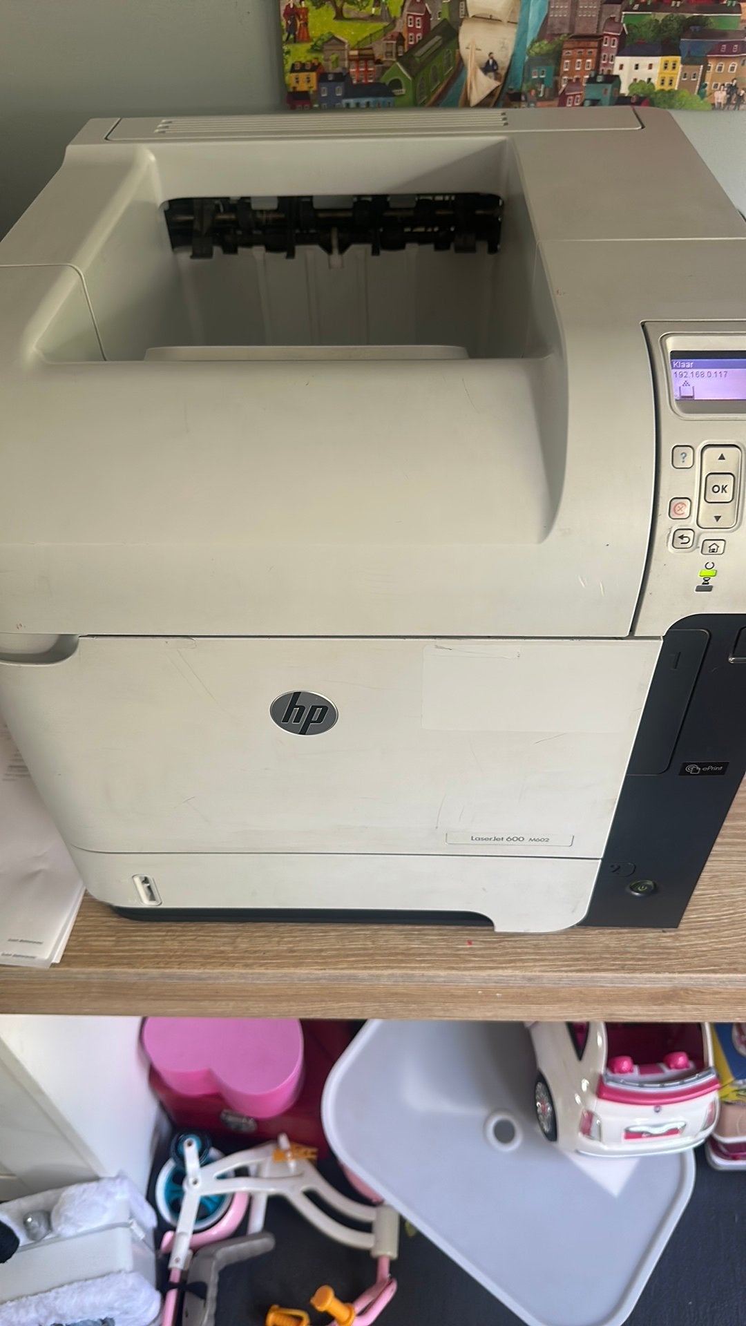 HP laserjet 600 M602 T.E.A.B., Ophalen, Zwart-en-wit printen, Printer, Ingebouwde Wi-Fi