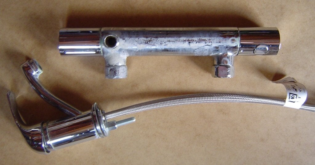 Grohe douche kraan en Ikea mengkraan, Ophalen, Gebruikt, Rvs, Douche
