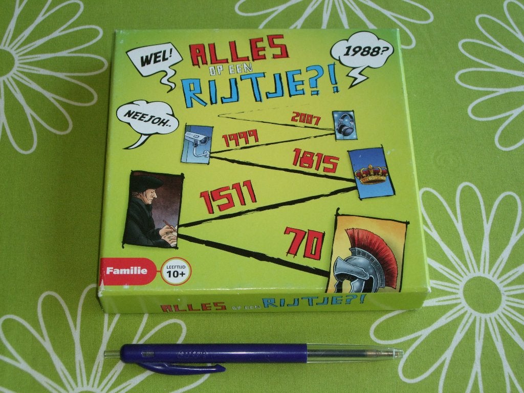 Alles op een rijtje - leerzaam familiespel, Vijf spelers of meer, Ophalen of Verzenden, Zo goed als nieuw