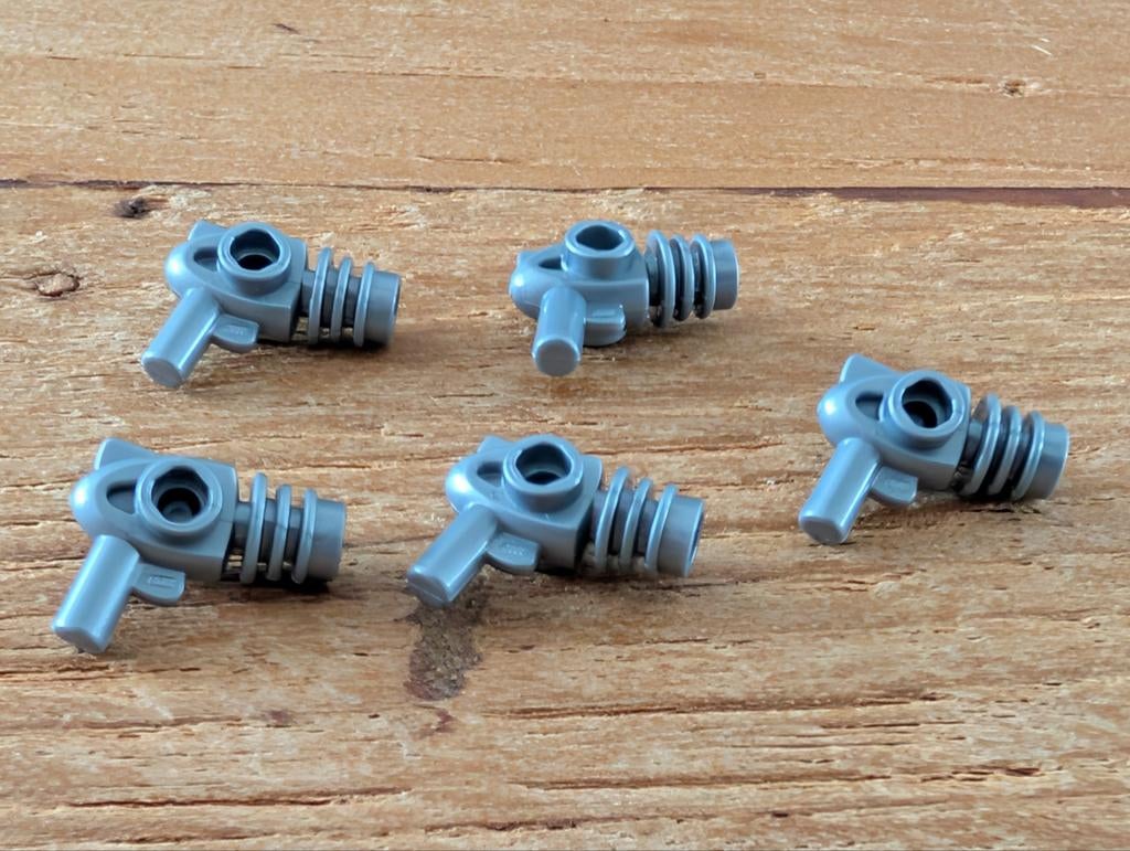 Lego Space Ray Gun mat zilver 5x, Ophalen of Verzenden, Zo goed als nieuw, Lego