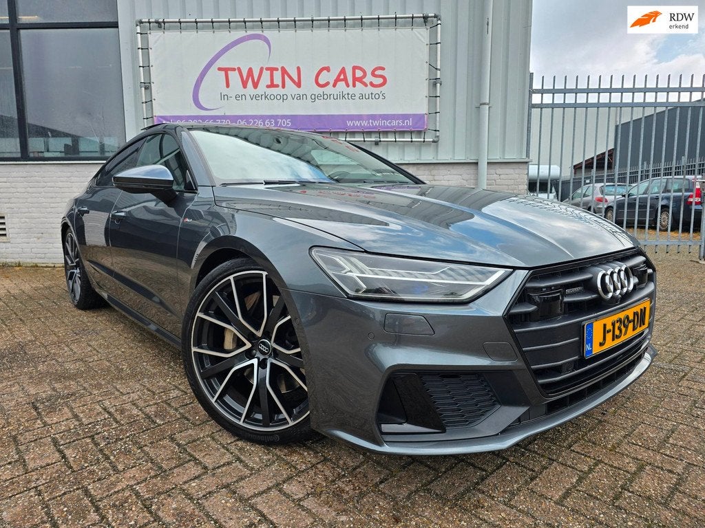 Audi A7 Sportback 55 TFSI quattro S-Line Pano Leder 360 B&O, Auto's, Audi, Gebruikt, 2995 cc, 2000 kg, Bedrijf