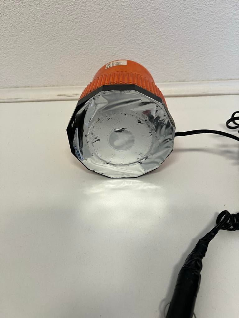 Oranje zwaailicht 12V met sigarettenaanstekerplug, Ophalen, Gebruikt