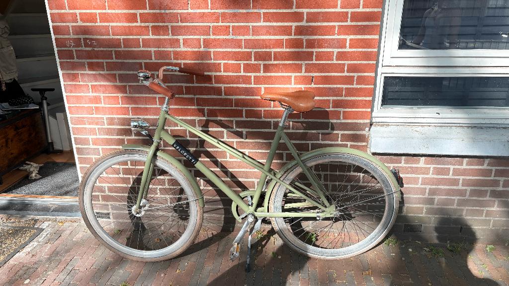 veloretti cafe racer desert moss, Terugtraprem, Gebruikt, 50 tot 53 cm, Ophalen