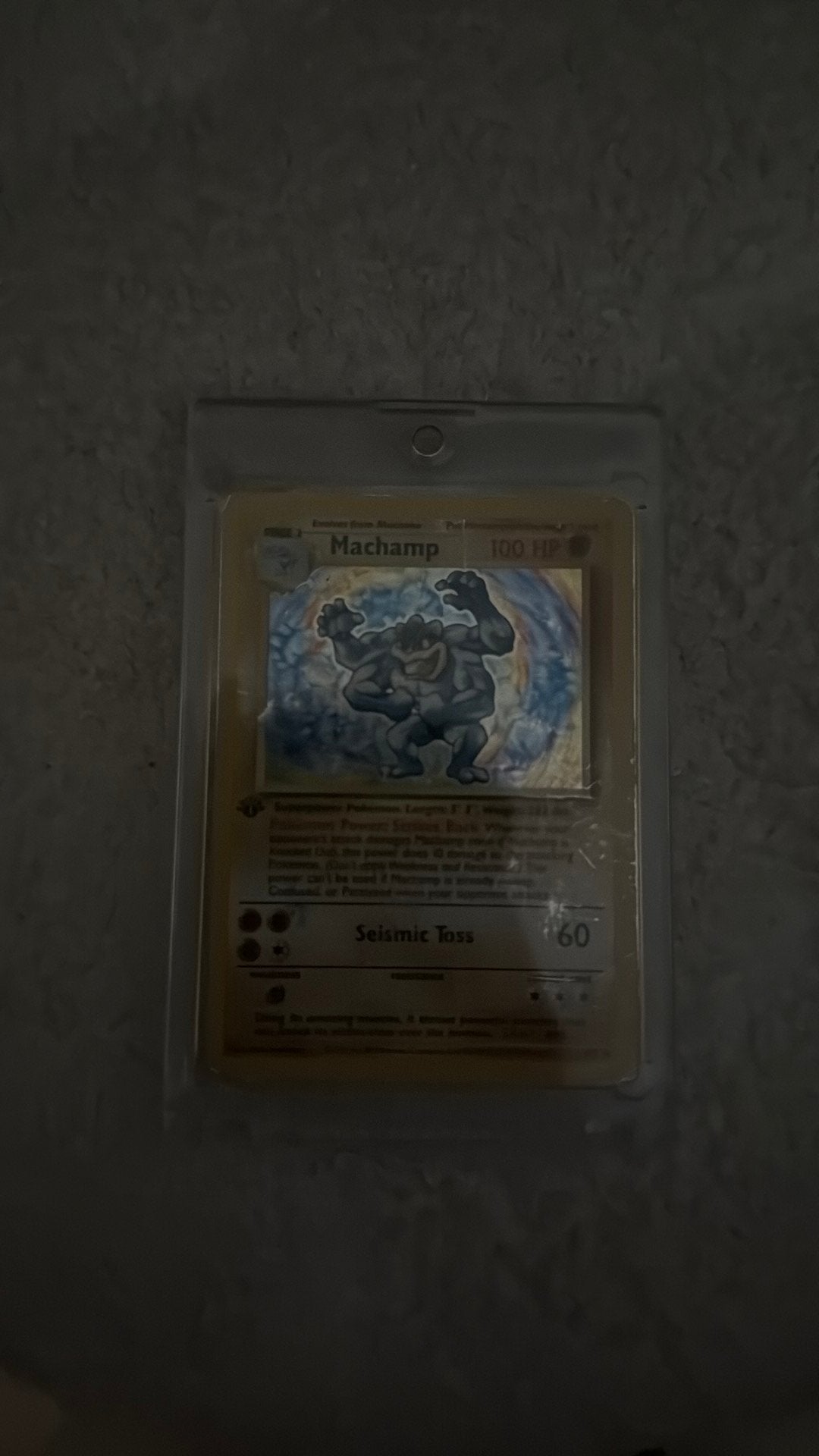 Machamp pokemon kaart, Hobby en Vrije tijd, Ophalen of Verzenden, Gebruikt, Losse kaart