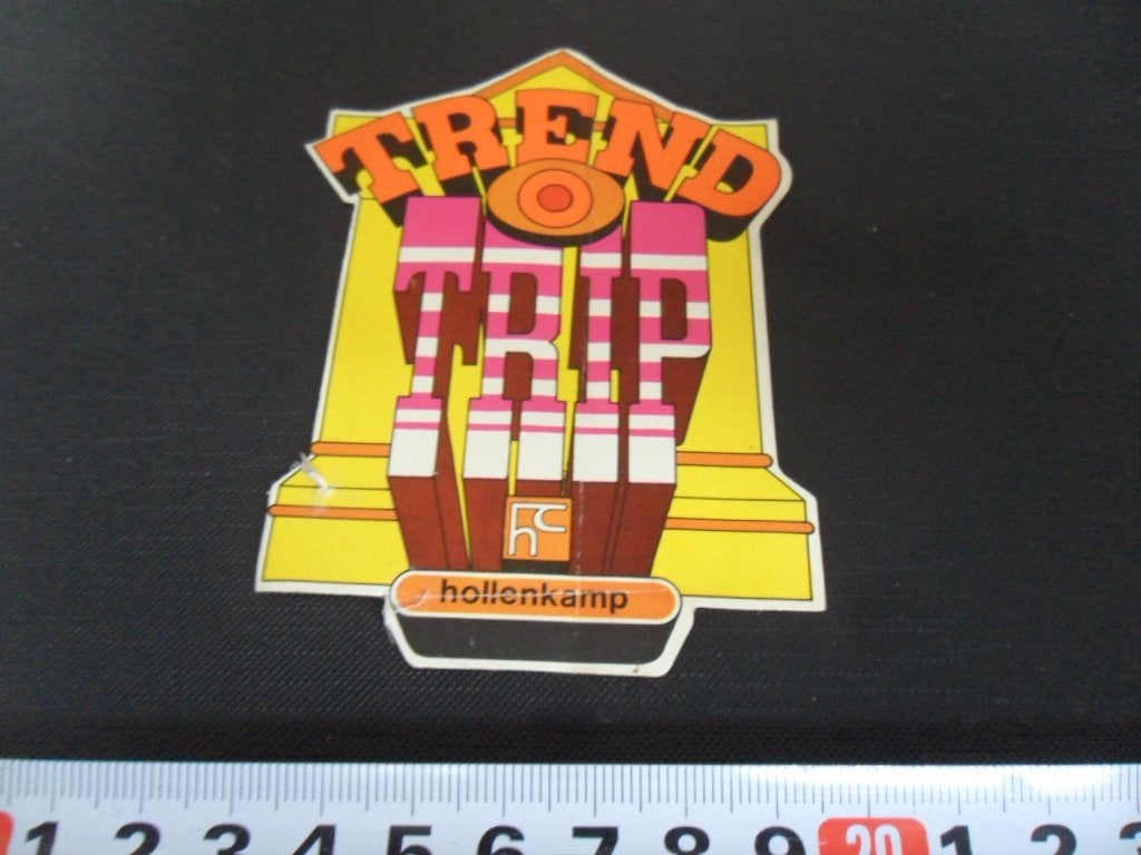 sticker trend trip hollenkamp, Ophalen of Verzenden, Zo goed als nieuw
