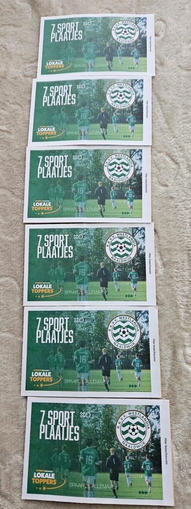 sportplaatjes 7 p.p,6 pakjes&jumbo samen cheffen 47 pakjes, Verzamelen, Supermarktacties, Jumbo, Ophalen