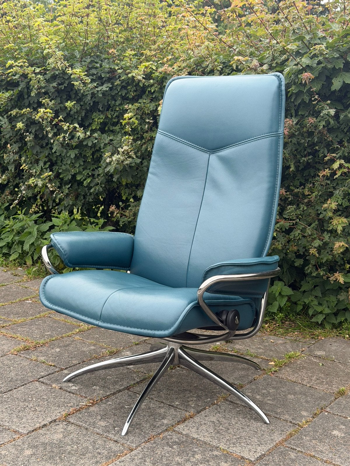 Stressless relax fauteuil - Nieuwstaat, Ophalen, Zo goed als nieuw, Minder dan 75 cm, 50 tot 75 cm
