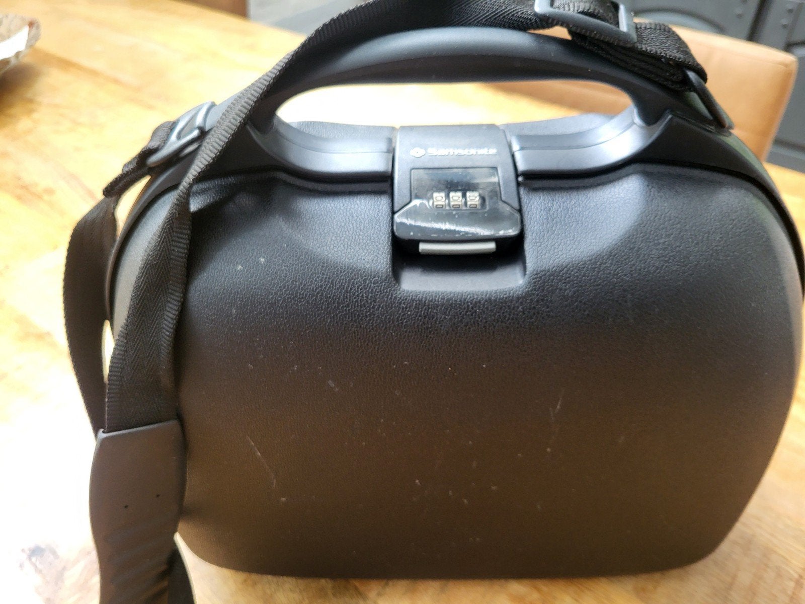 beautycase samsonite zwart, Ophalen, Gebruikt, Zwart, Met slot