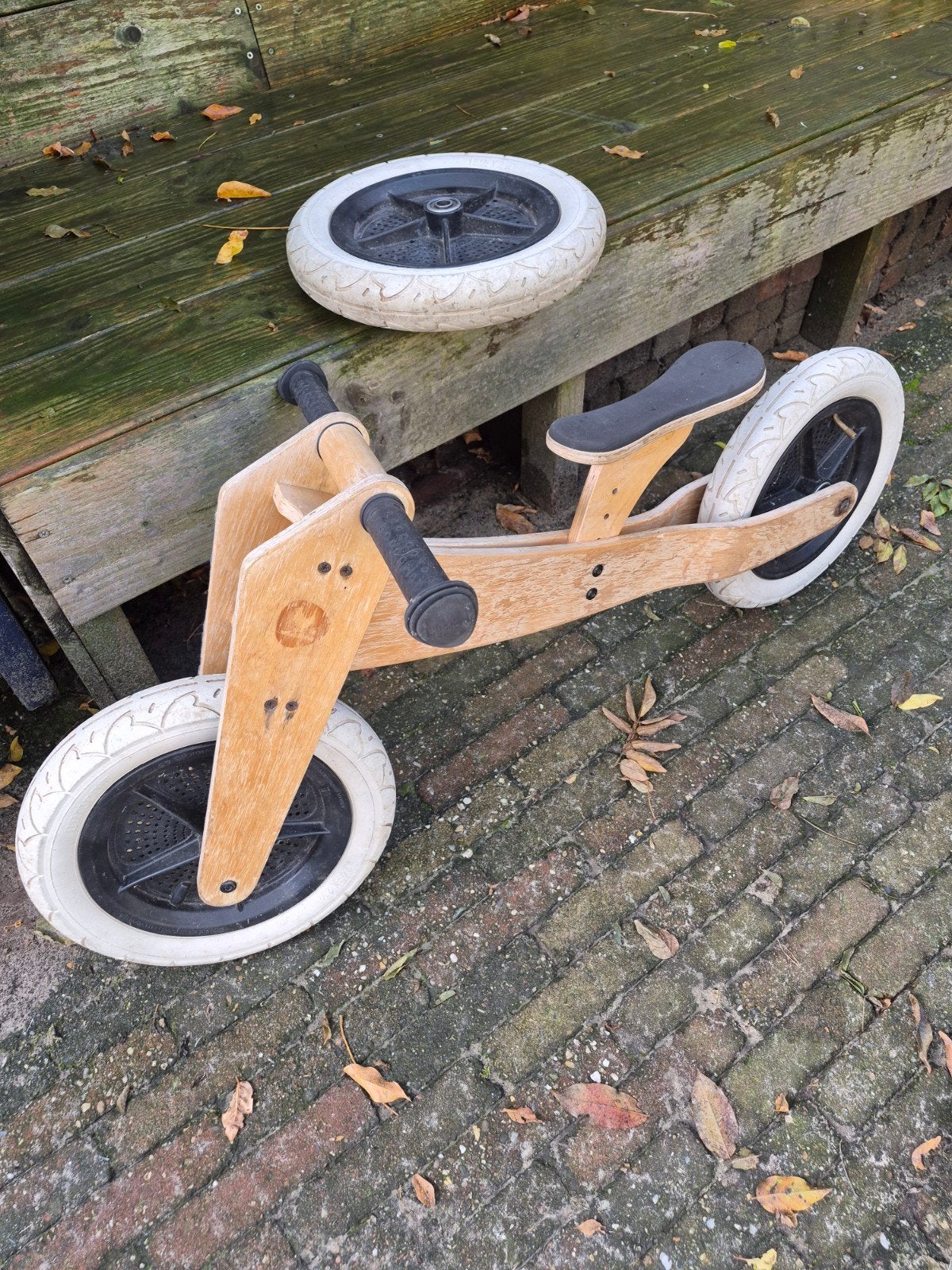 Wishbone houten loopfiets 3-in-1, Ophalen, Gebruikt, Loopfiets