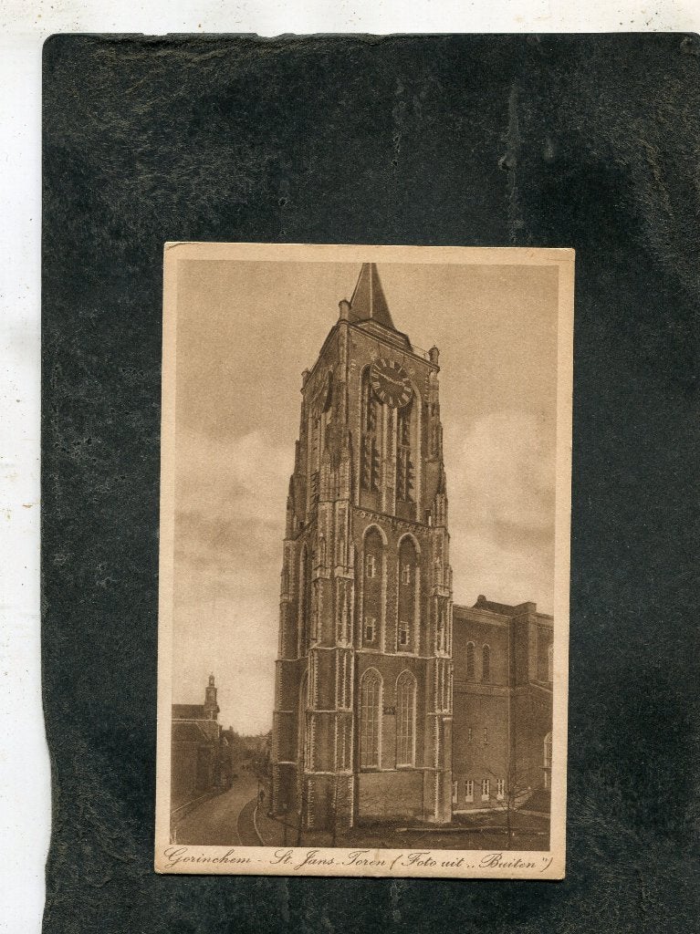Ansicht Gorinchem - St. Jans Toren, Verzenden, 1920 tot 1940, Ongelopen, Zuid-Holland