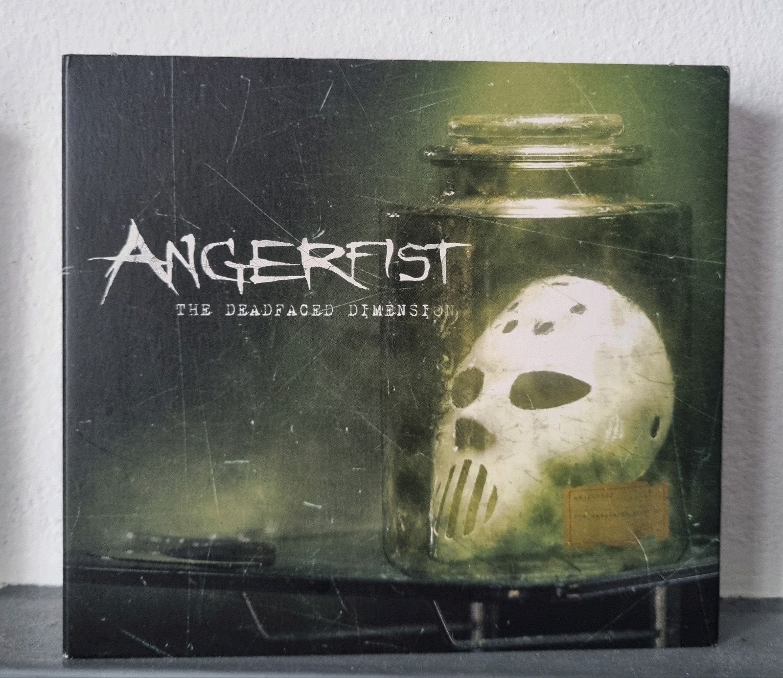 Angerfist The Deadfaced Dimension album / hardcore / gabber, Hardcore, Ophalen of Verzenden, Zo goed als nieuw, Inclusief boekje