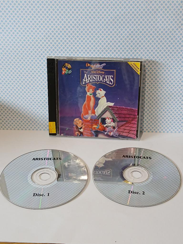 Zeldzaam VCD The Aristocats, Cd's en Dvd's, VHS | Kinderen en Jeugd, Tekenfilm, Alle leeftijden, Ophalen of Verzenden, Zo goed als nieuw