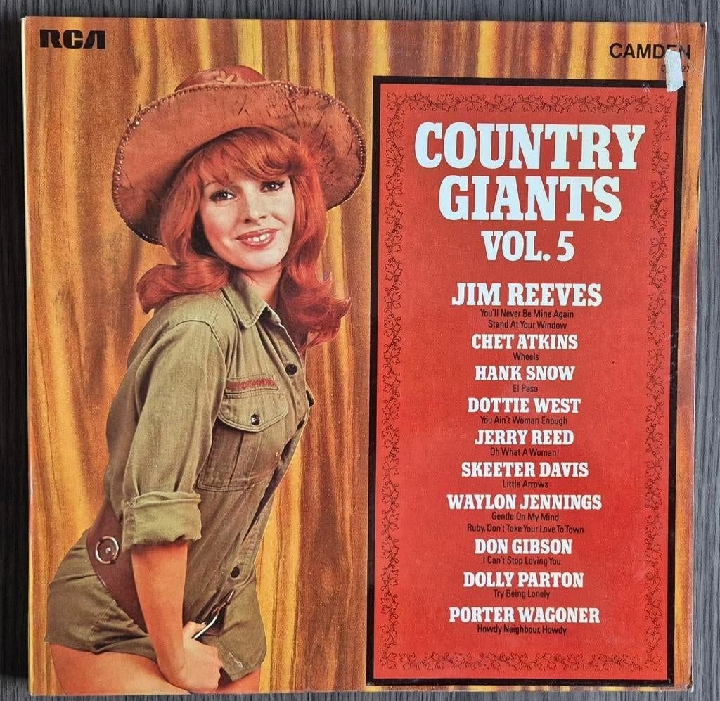LP Various – Country Giants Vol. 5 (o.a. Waylon Jennings), Verzenden, Gebruikt, 12 inch