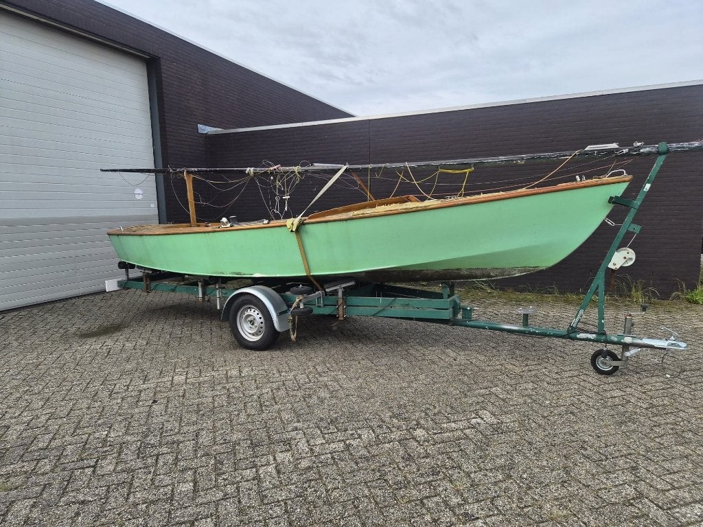 Boottrailer. (met Gratis Boot) Aanhanger., Ophalen, Gebruikt