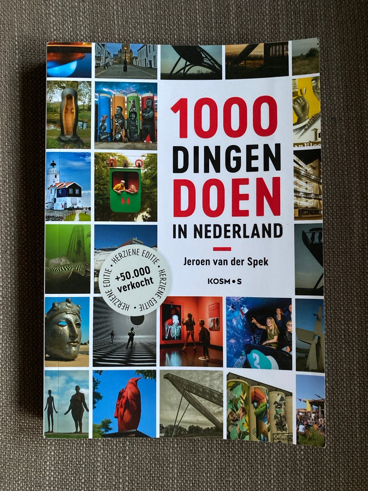 Jeroen van der Spek - 1000 dingen doen in Nederland, Boeken, Reisgidsen, Zo goed als nieuw, Reisgids of -boek, Benelux, Overige merken